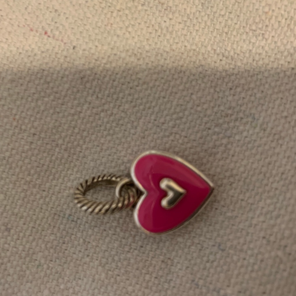 Brighton enamel heart charm